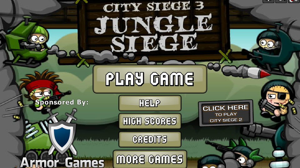 Jogo online] Destrua seus inimigos em City Siege 3: Jungle Siege!
